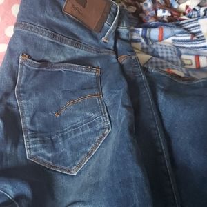 Mens raw jeans